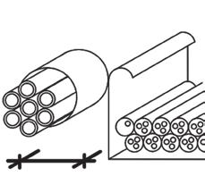 not listed spacings 100 Distance to noncombustible pipes