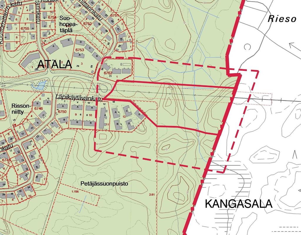 Risso, Rissonkadun jatke Asemakaavan ja asemakaavamuutoksen selostus