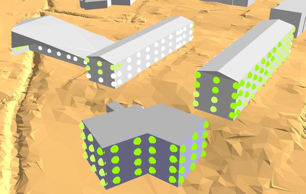 a) Julkisivut koillisesta b) Julkisivut lounaasta Kauniaisten kaupunki Grankulla stad Asemakaavan muutos 1.