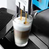 + OptiFresh valmistaa tuoretta suodatinkahvia koska vain (vastajauhetuista pavuista valmistettu kahvi). + Voit valita useiden kahvijuomien joukosta kuten cappuccino, latte ja latte macchiato.