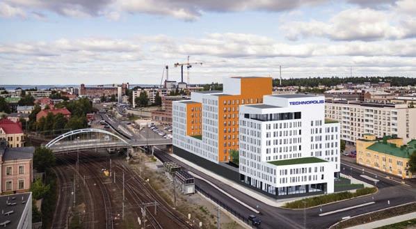 Artikkelit Tampereen asemanseutu kehittyy myös pohjoispuolella Kuva 1: Technopoliksen uusi Tampereen Asemakeskus -kampus rakennetaan lähelle Tampereen rautatieasemaa osaksi kaupungin ydinkeskustaa.