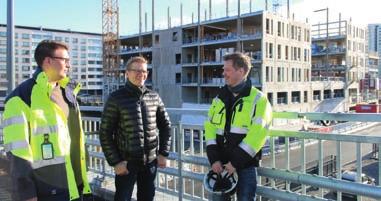 Kohteen runko on tehty betonipilareista, Peikon liittopalkeista ja laatoista.