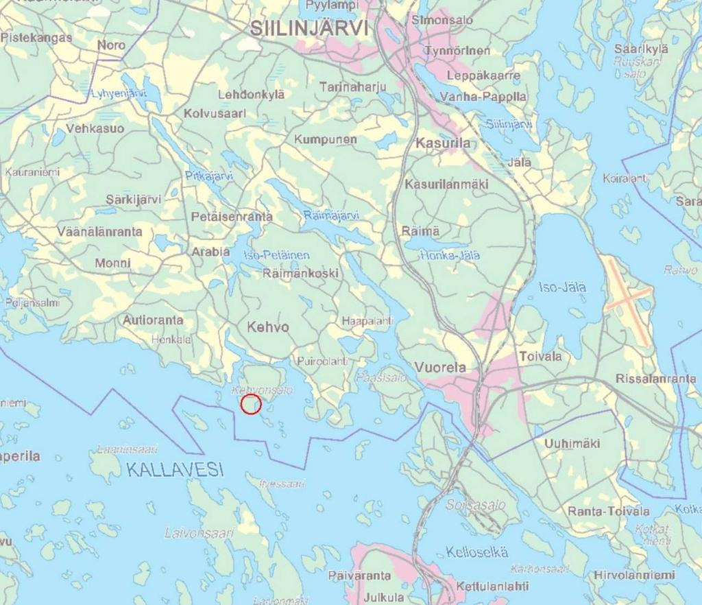 SIILINJÄRVI Kehvonsalon kartanon ranta-asemakaavan kumoaminen / VIREILLETULO Maankäyttö- ja rakennuslain 63 :n mukaan kaavaa laadittaessa tulee riittävän aikaisessa vaiheessa laatia kaavan