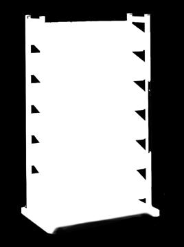 Telineeseen voidaan asettaa 8 poimintalaatikkoa (tyyppi 90), jotka tilataan erikseen.