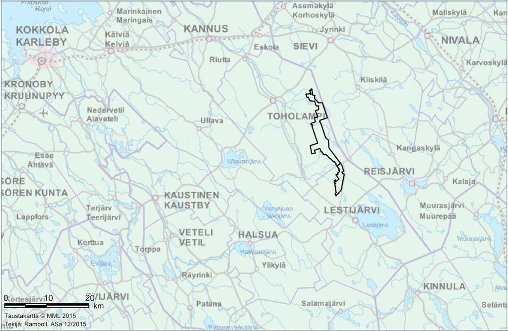 Toholampi-Lestijärven tuulivoimapuiston Linnustoselvitys 1 1.