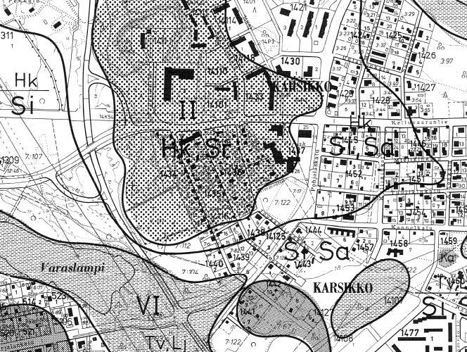 5 Kuva 3. Ote Havtec Oy:n maaperäkartasta. Luonnonsuojelu Kaavamuutosalueella ei ole luonnontilaisia alueita, eikä suojeltavia luonnonarvoja. 1.