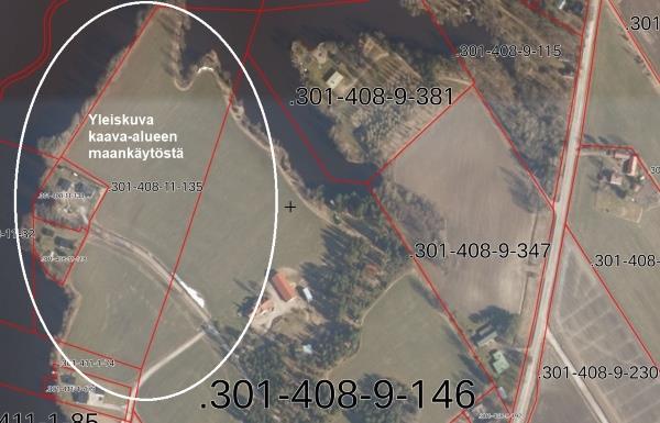Sivu 7 / 21 3. SELVITYS SUUNNITTELUALUEEN OLOISTA 3.1 Alueen luonto ja rakennettu maisema Kaava-alue on maatalousaluetta Pitkämön altaan itärannalla.