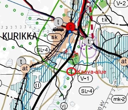 Sivu 9 / 21 3.6 Suunnittelutilanne 3.6.1 Maakuntakaava Kuva 6. Ote maakuntakaavasta Maakuntakaava on vahvistettu 23.5.2005.
