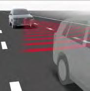 laserin avulla ja varoittaa kuljettajaa