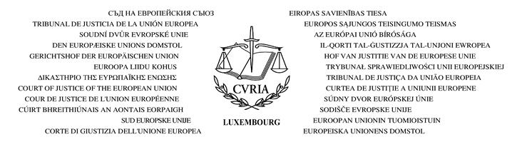 E-CURIA-SOVELLUKSEN KÄYTTÖEHDOT 1. E-Curia on tietokonesovellus, joka on yhteinen molemmille Euroopan unionin tuomioistuimen muodostaville tuomioistuimille.