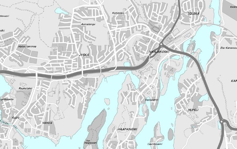 ITÄ 37 33 34 35 36 38 Itäisen Jyväskylän kaavoituskohteita vuosille 2019-2021 33 Väkkärätien alue Tuija Solin Tavoitteena on laatia asemakaavan muutos vanhan terveysaseman ja lähiympäristön alueelle