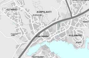 48 Joensuuntie 2 (Korpilahden K-market) Arto Sipinen Kaavan tavoitteena on saattaa kaava vastaamaan Korpilahden kunnan ja maanomistajan välillä tehdyn maanvaihdon mukaista tilannetta sekä tutkia
