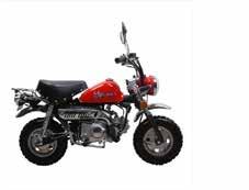 695 GLANSPOWER MONKEY MOPO ZH50EFI - Nelitahtimoottori 50 CC EFI - Moottorin teho 2.