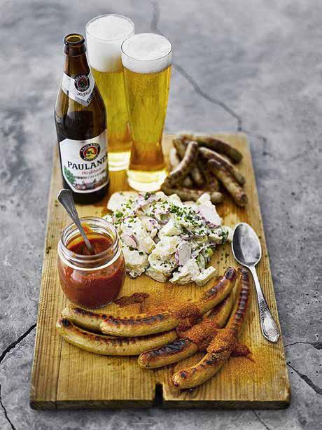 Oluen ystäville sopiva olut voisi olla Paulaner Weissbier Kristallklar.