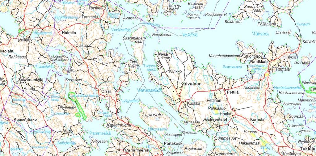 Savitaipaleen kunta Selostus 1 SAVITAIPALEEN KUNTA SAIMAAN ALUEEN YLEISKAAVAMUUTOKSET 2018 1 PERUS- JA TUNNISTETIEDOT 1.