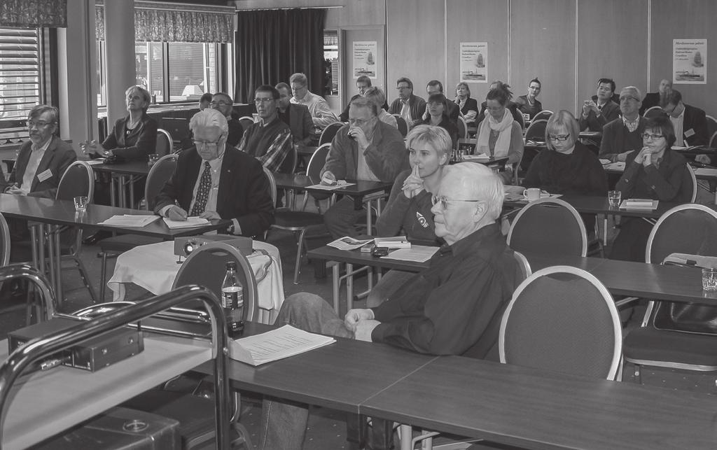 Skip Fischer oli keynote-puhujana Merihistorian päivillä Uudessakaupungissa 2011 pidetyssä kansainvälisessä tutkijatapaamisessa. Kuva: Ove Enqvist. Lewis R.