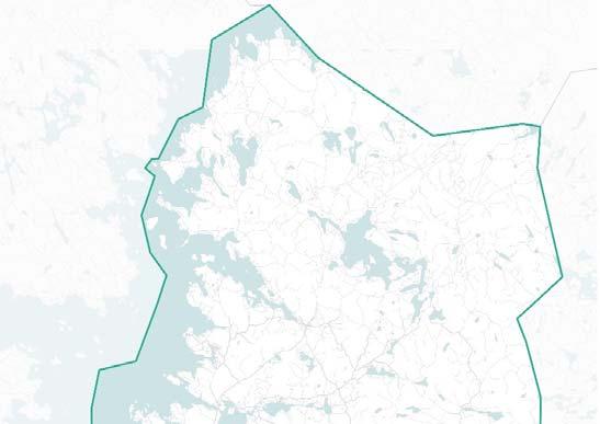 Pohjoinen suuralue 2019 2033 Pohjoiselle alueelle ei kohdistu merkittävää määrää uutta rakentamista, vaan alue säilyttää