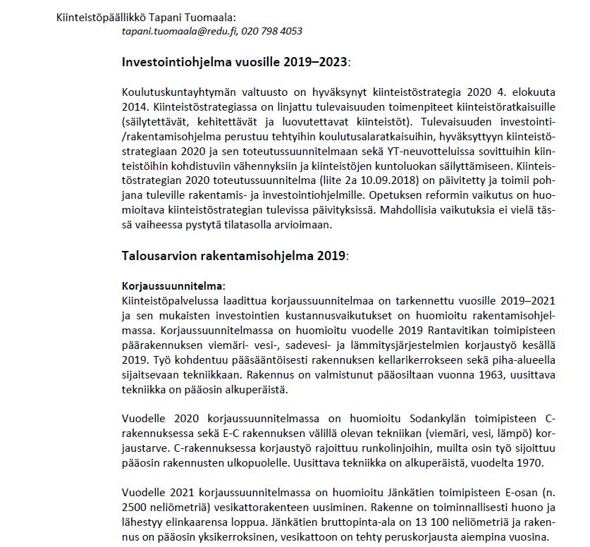 Kuntayhtymähallitus 30.10.