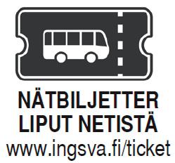 Ingves & Svanbäck trafikerar från Karleby till Vasa med Haldin & Rosebussar och från Vasa till Kristine stad med