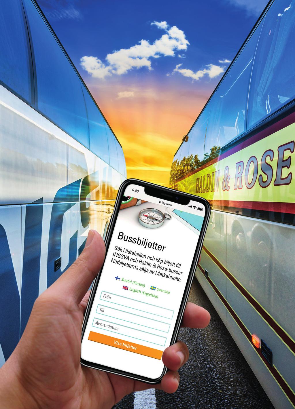 Billiga nätbiljetter, tidtabeller Edulliset