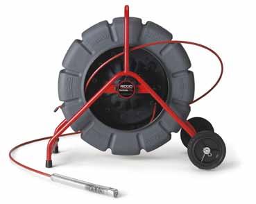 RIDGID SeeSnake Videotarkastusjärjestelmät 1½" - 8" (40-200 mm) putket 200' (61 m) asti 2" - 12" (50-300 mm) putket 325' (99 m) asti Kuulaohjain Mutterinavain RIDGIDin