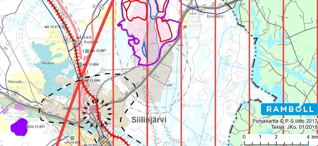luettelon mukaisiksi. Kaavassa Siilinjärven kaivoksen rikastamoalue on merkitty suojavyöhykkeeksi (sv- 11.