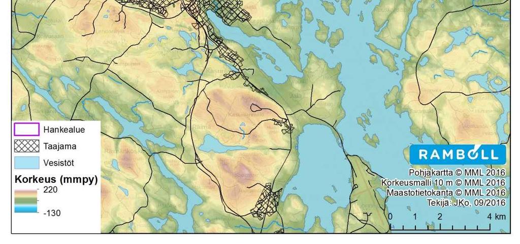 Vanhemmalla Raasion altaalla, kuten myös Mustin altaalla, on tehty maisemointitoimia ja alueet on osittain luontaisestikin