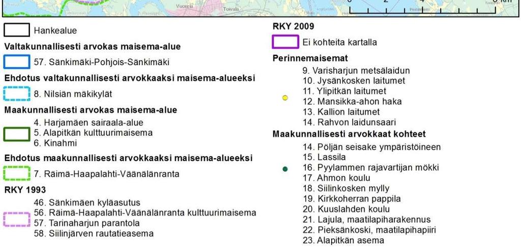 sijaitsee Tarinaharjun parantolan sekä Siilinjärven rautatieaseman RKY 1993 -kohteet.