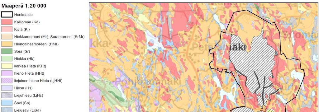 Läjitysalueiden laajennuksilla tai niiden läheisyydessä ei sijaitse arvokkaita tai suojeltavia maa- tai kallioperän muodostumia.