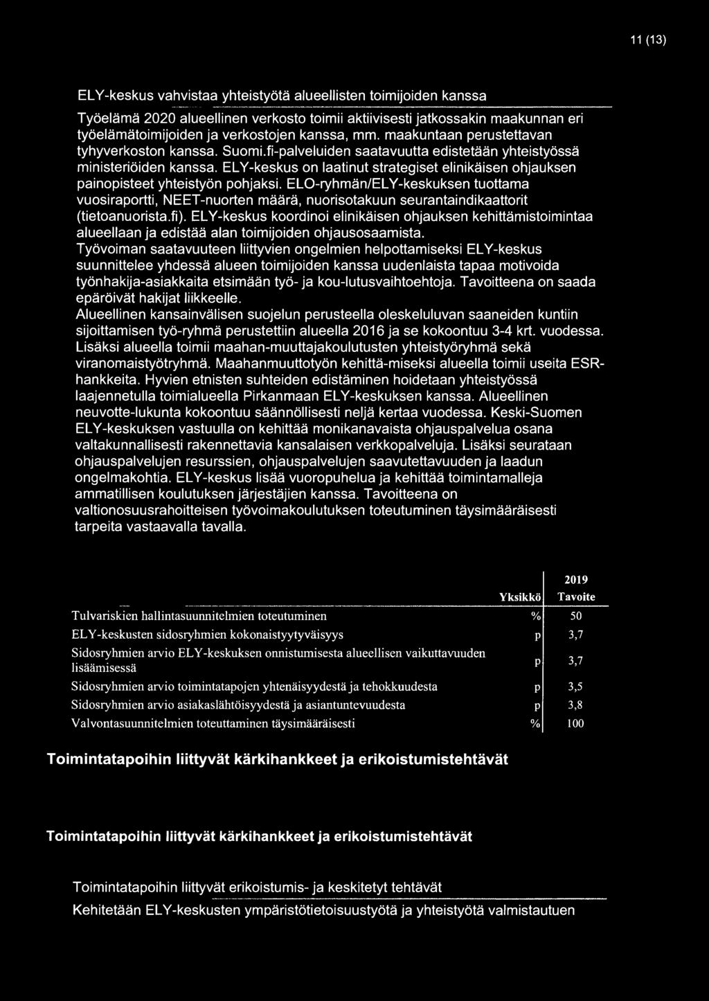 ELY-keskus on laatinut strategiset elinikäisen ohjauksen painopisteet yhteistyön pohjaksi.