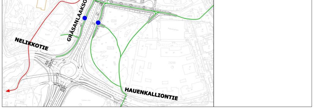 Kuvissa 4 ja 5 on esitetty Gräsanlaakson paloaseman sekä sen