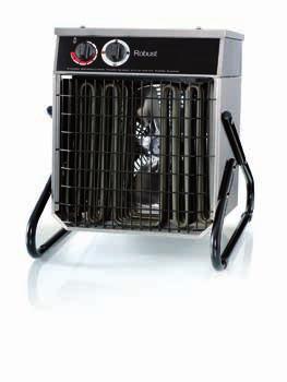 H Sähköiset ilmanlämmittimet teollisuuden käyttöön Robust H on tarkoitettu tiloihin, jotka lämmitetään enintään 70 C:en lämpötilaan. Ilmanlämmittimiä käytetään mm.