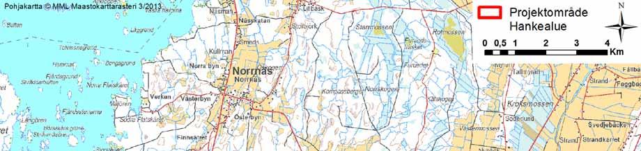 1 (21) KALAXIN TUULIVOIMAPUISTO Hanke VindIn Ab Oy suunnittelee tuulivoimapuistoa Närpiön kaupungissa sijaitsevalle laajalle metsäalueelle Nämpnäsin, Kalaxin, Norrnäsin ja Västra