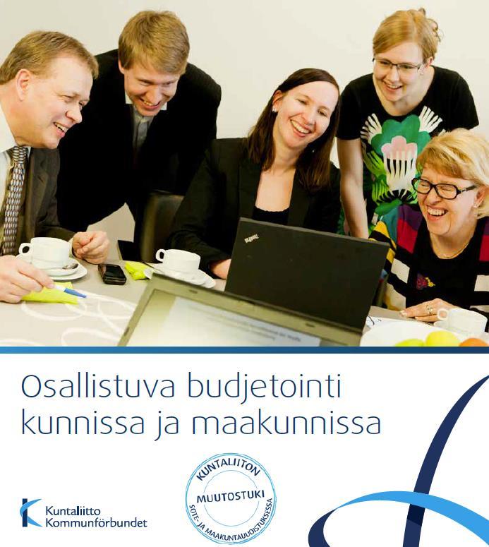 Lisätietoja: www.kuntaliitto.fi/demokratia www.kuntaliitto.fi/kirjakauppa Tutkimus: Kuntademokratia ja johtamisen tila valtuustokaudella 2009-2012.
