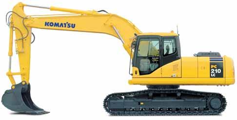 HYDRAULINEN KAIVUKONE VAKIOVARUSTEET Komatsu SAA6D102E-2 107 kw matalapäästöinen Euro II täyttävä välijäähdytetty, turboahdettu suoraruiskutusdieselmoottori Ilmanpuhdistaja,kaksoiselementtityyppinen,