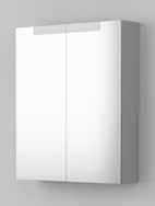 80 cm Peili A40 tasopeili, LED-valaisin, koko K 72, L 40 cm Pesuallas ja allaskaappi INR Pesuallas