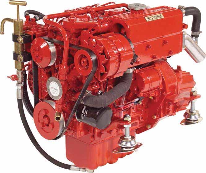 Beta 30 3 Cylinders - 1123cc - 30hp max at 3,600 rev/min - 139Kg
