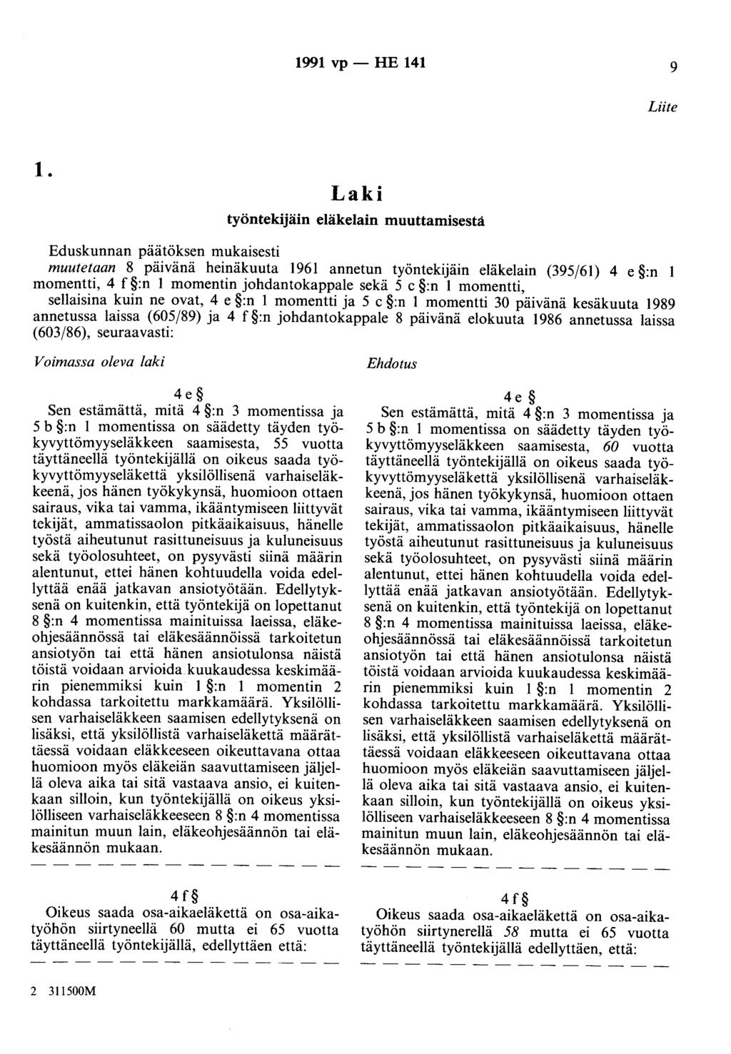 1991 vp - HE 141 9 Liite 1.