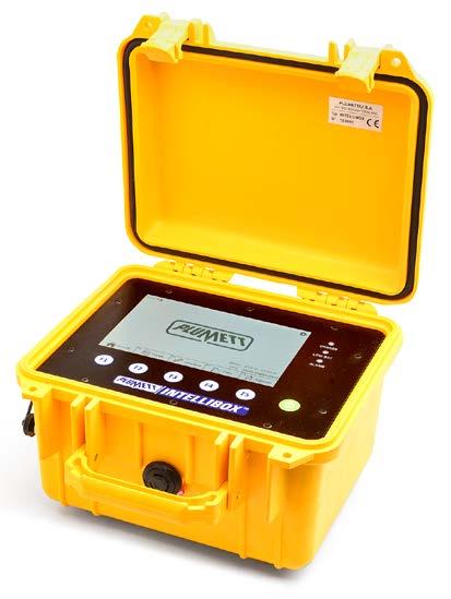 Se on varustettu sensoreilla ja kytkimillä, jotka rekisteröivät ja valvovat kaapelin asennusta. Lisäosana ohjausyksikkö Intellibox tuottaa raportin asennuksesta näyttäen kaikki asennusparametrit.