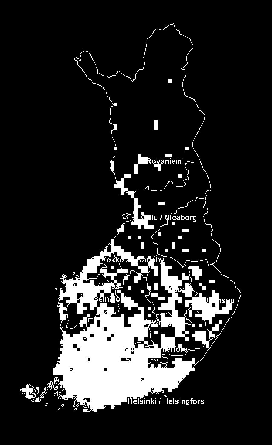 Soraharjuilla korkeimmat pitoisuudet Harjut ja reunamuodostumat (sora tai