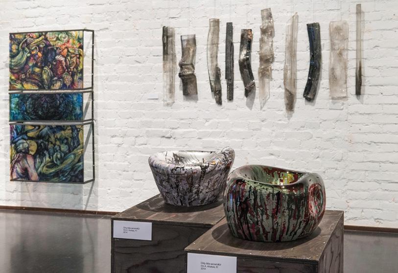 Handmade - Scandinavian Glass Starting all over 24.11.2017 1.4.2018 Näyttely Handmade - Scandinavian Glass Starting all over keskittyy lasitaiteen ajankohtaisiin kehityssuuntiin ja tulevaisuuteen.