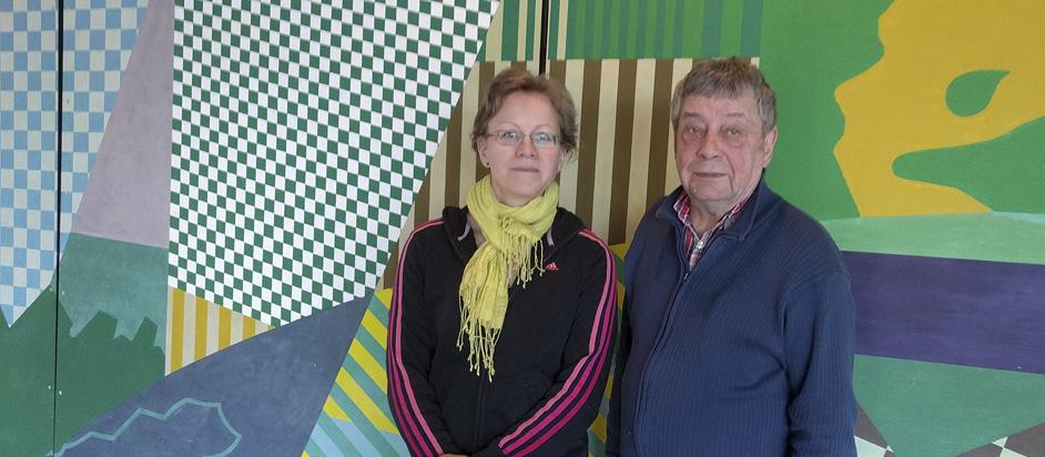 46 Juhani Tarnan Savuja (1966, öljymaalaus lastulevylle, 256 x 664 cm)
