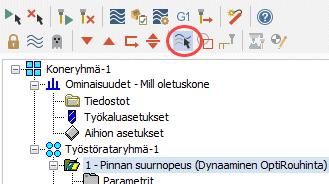 Dynaaminen jyrsintä 6: Dynaaminen OptiRouhinta 1.