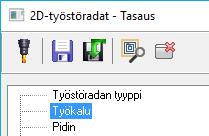 Dynaaminen jyrsintä 3: Tasaustyöstörata 7. Valitse solidin sivu kuvan osoittamalla tavalla: 8.