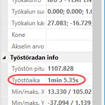 Dynaaminen jyrsintä 4: Dynaaminen profiilirata Dynaamisten profiiliratojen ansiosta työstön kokonaisaika on noin minuutti. 5.