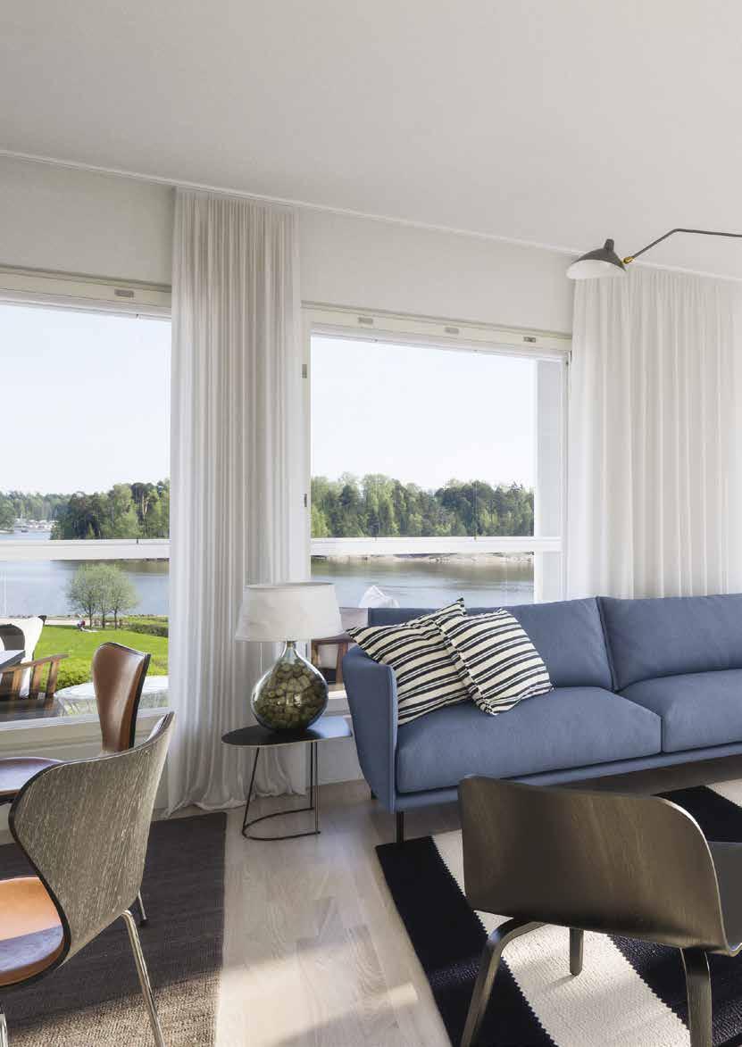 Merimaisema on osa sisustustasi Reginanrannan suunnittelussa on haluttu ottaa kaikki irti talon ainutlaatuisesta sijainnista meren äärellä.