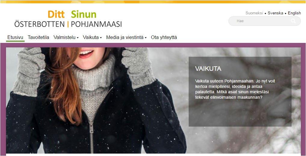 Tack - Kiitos! Irina Nori irina.nori@obotnia.fi Läs mer och påverka på www.