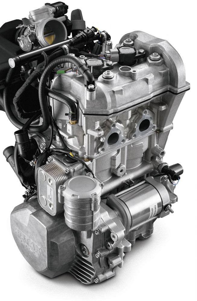 Luotettava Rotax 600 E-TEC on polttoainetaloudellisin kaksitahtimoottori ja sen