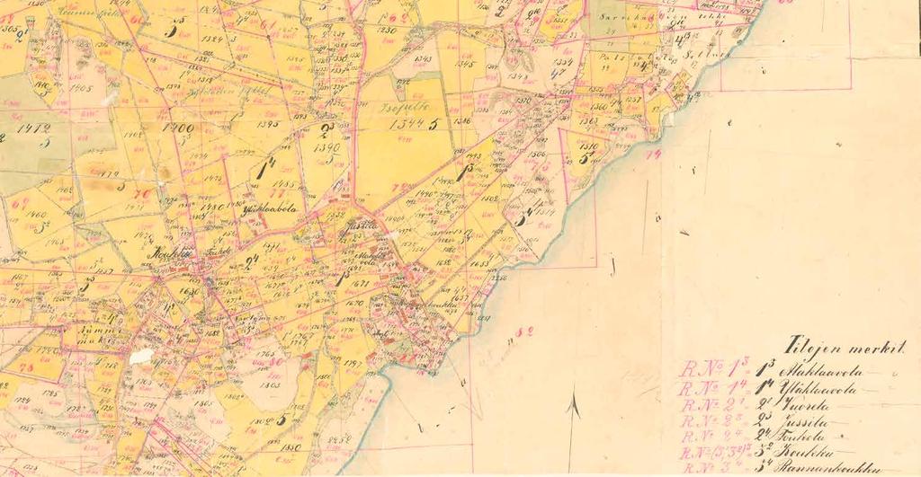 Paijala vuosien 1880-1910 välisenä aikana, jolloin isojako vietiin