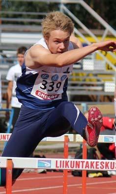Max Nikkanen SM 16 110m aj 1. 100m 4.